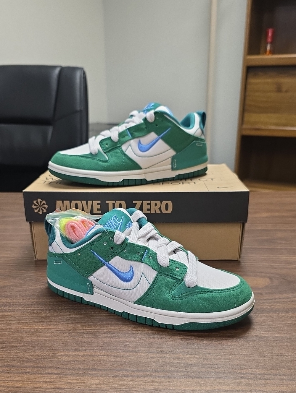Nike Dunk Low Disrupt 2 "Malachite" (2022) DH4402-001 Women's 5.5 NEW